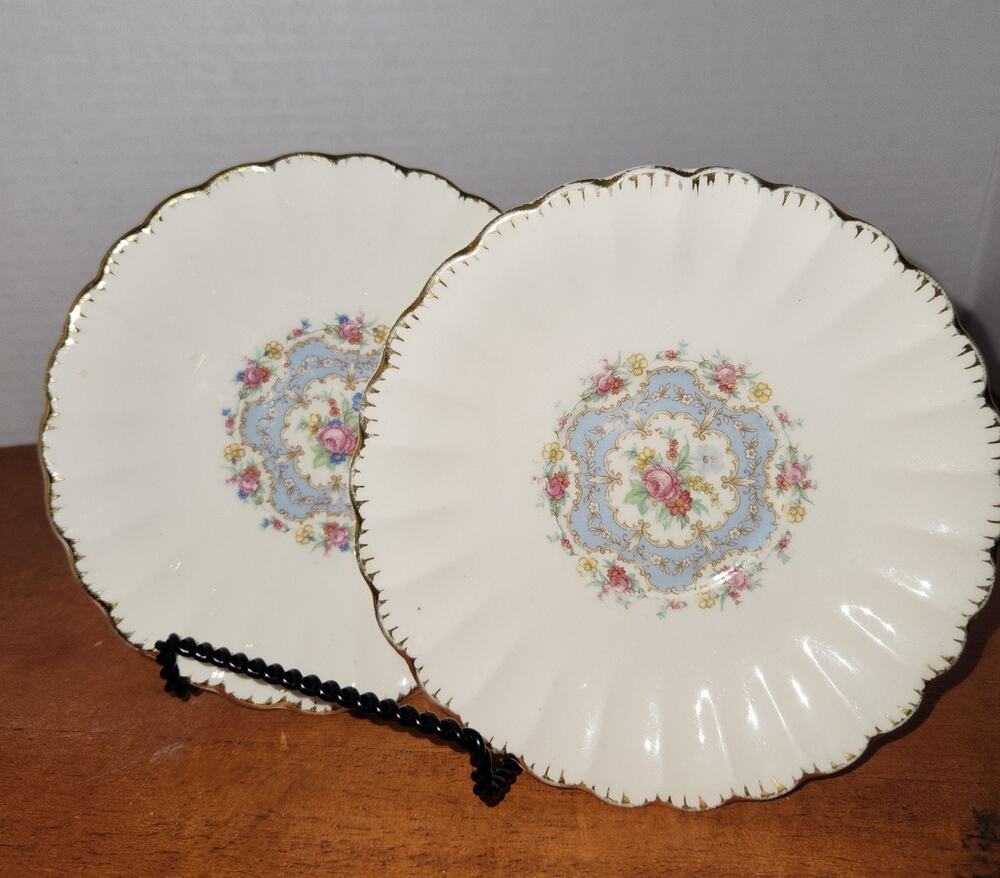 Lot of 2 Vintage Sauces – Toledo Delight Pattern with 22K Gold Trim